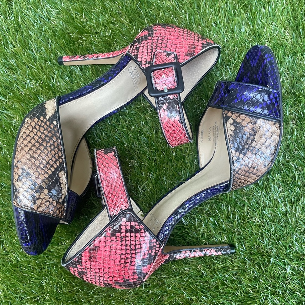 Vince Camuto | Sessen | Retro Python Heels | Size… - image 6